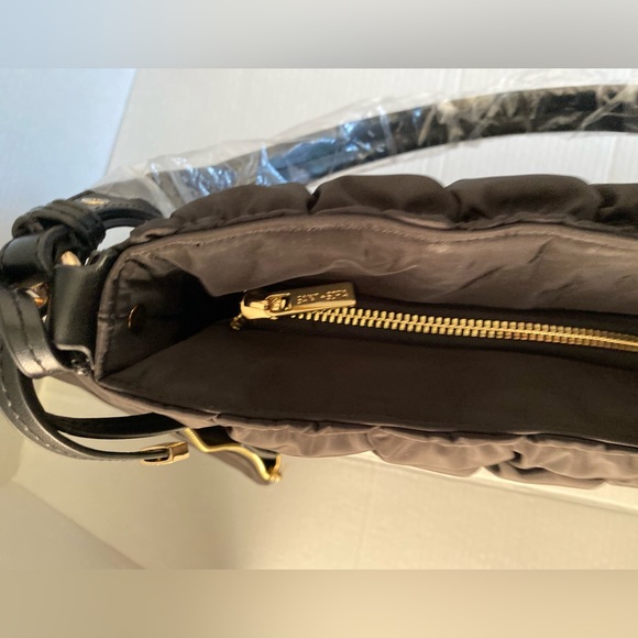 NWT Saint + Sofia The Darcey Puff  Quilted Shoulder Tote Bag Black - Picture 9 of 12